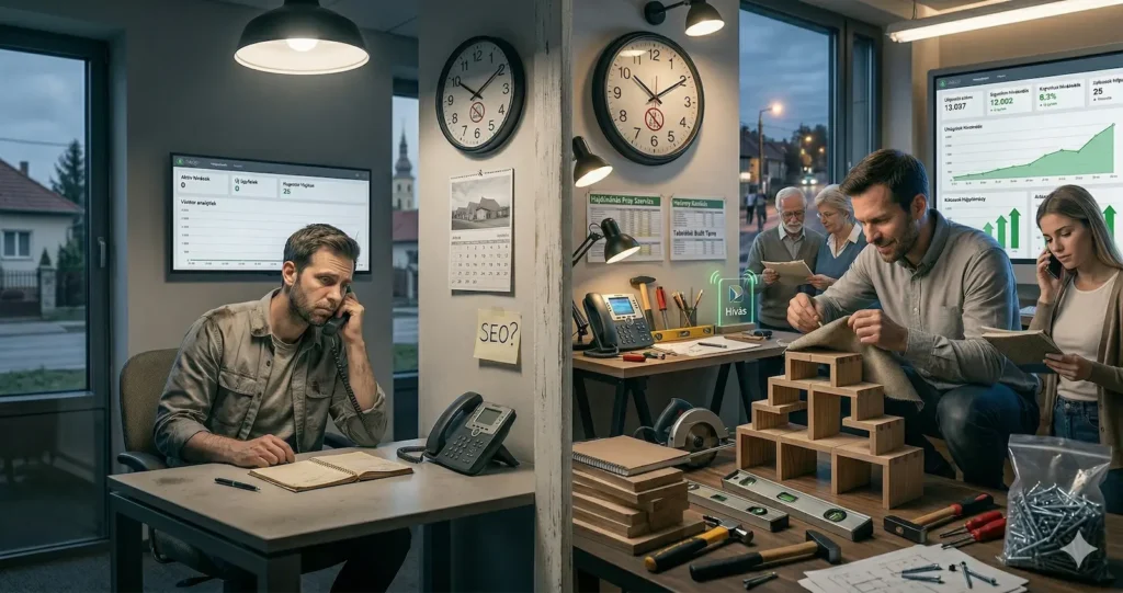 helyi szolgáltató ügyfélszerzés Google keresésből