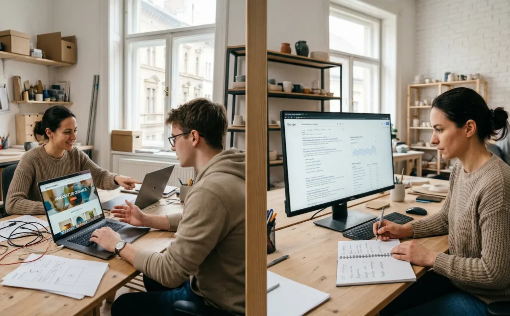 weboldal készítés vagy SEO döntés vállalkozóknak