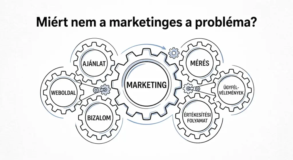 Miért nem a marketinges a probléma? A marketing eredményét befolyásoló tényezők.
